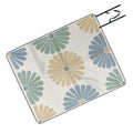 Colour Poems Retro Daisy Multicolor I Picnic Blanket