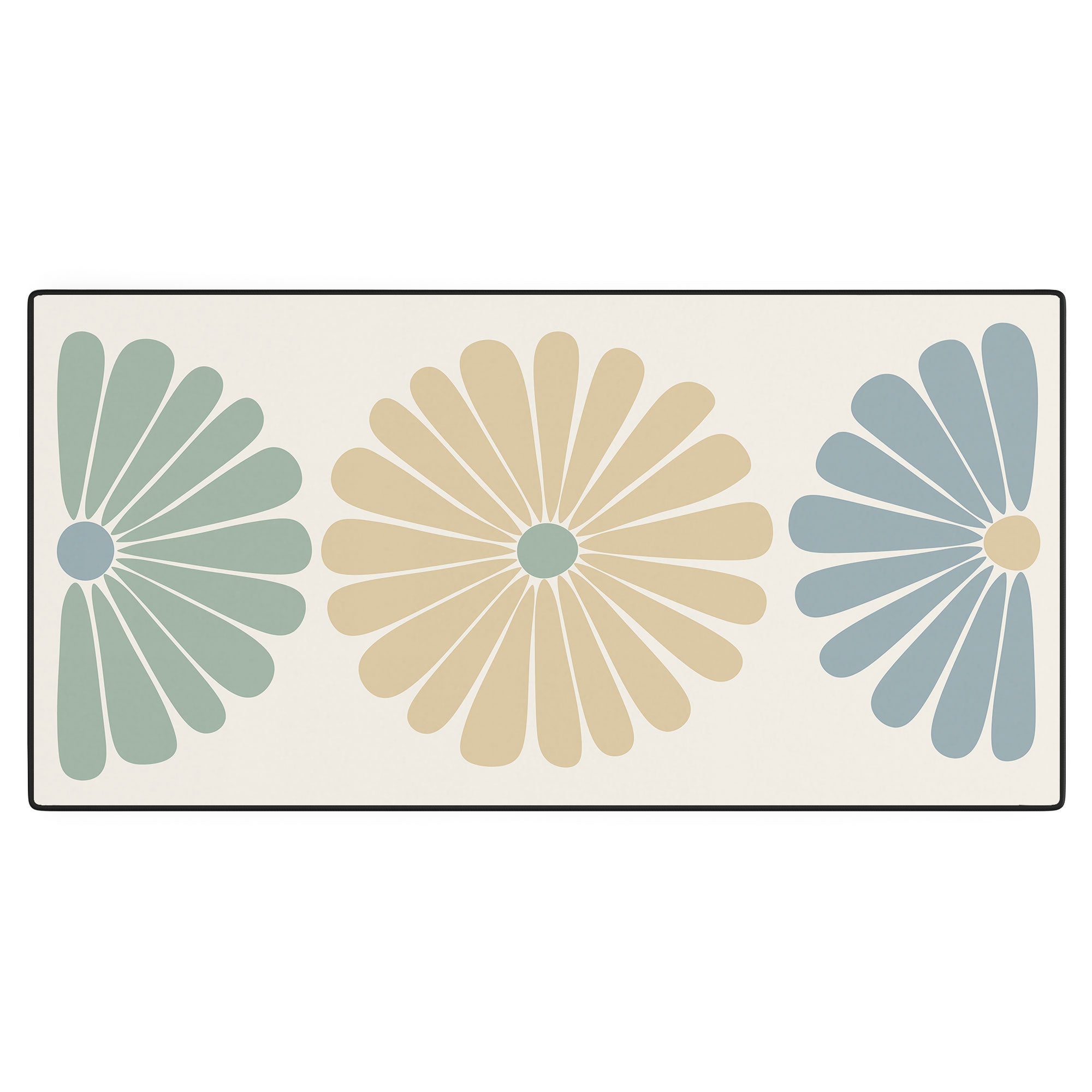 Colour Poems Retro Daisy Multicolor I Desk Mat
