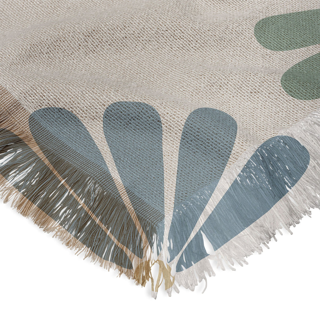 Colour Poems Retro Daisy Multicolor I Throw Blanket