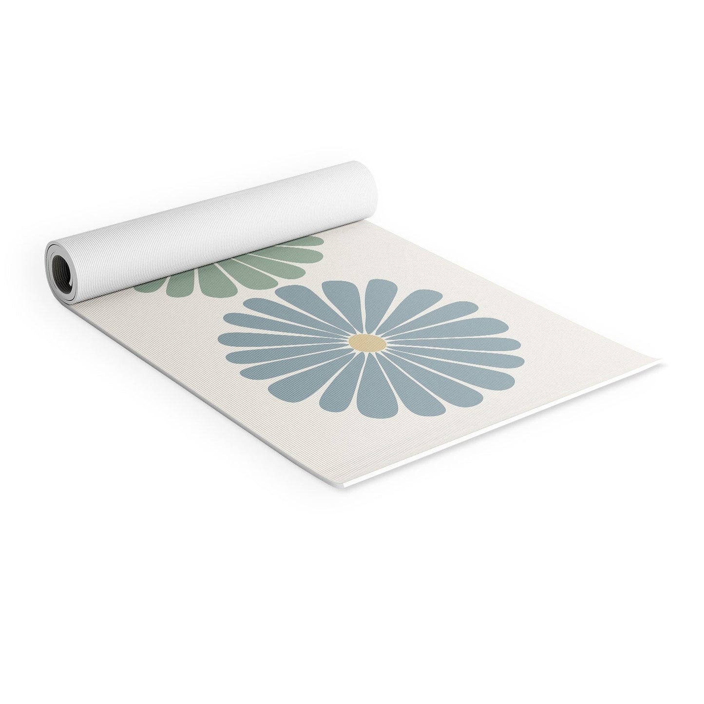 Colour Poems Retro Daisy Multicolor I Yoga Mat
