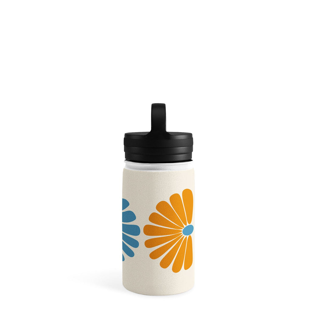 Colour Poems Retro Daisy Multicolor II Water Bottle