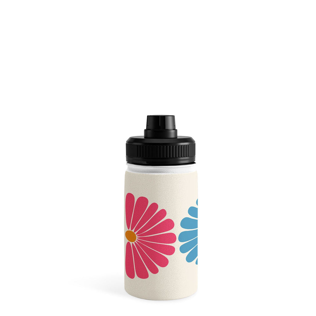 Colour Poems Retro Daisy Multicolor II Water Bottle