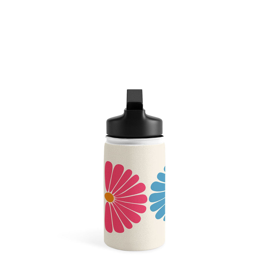 Colour Poems Retro Daisy Multicolor II Water Bottle