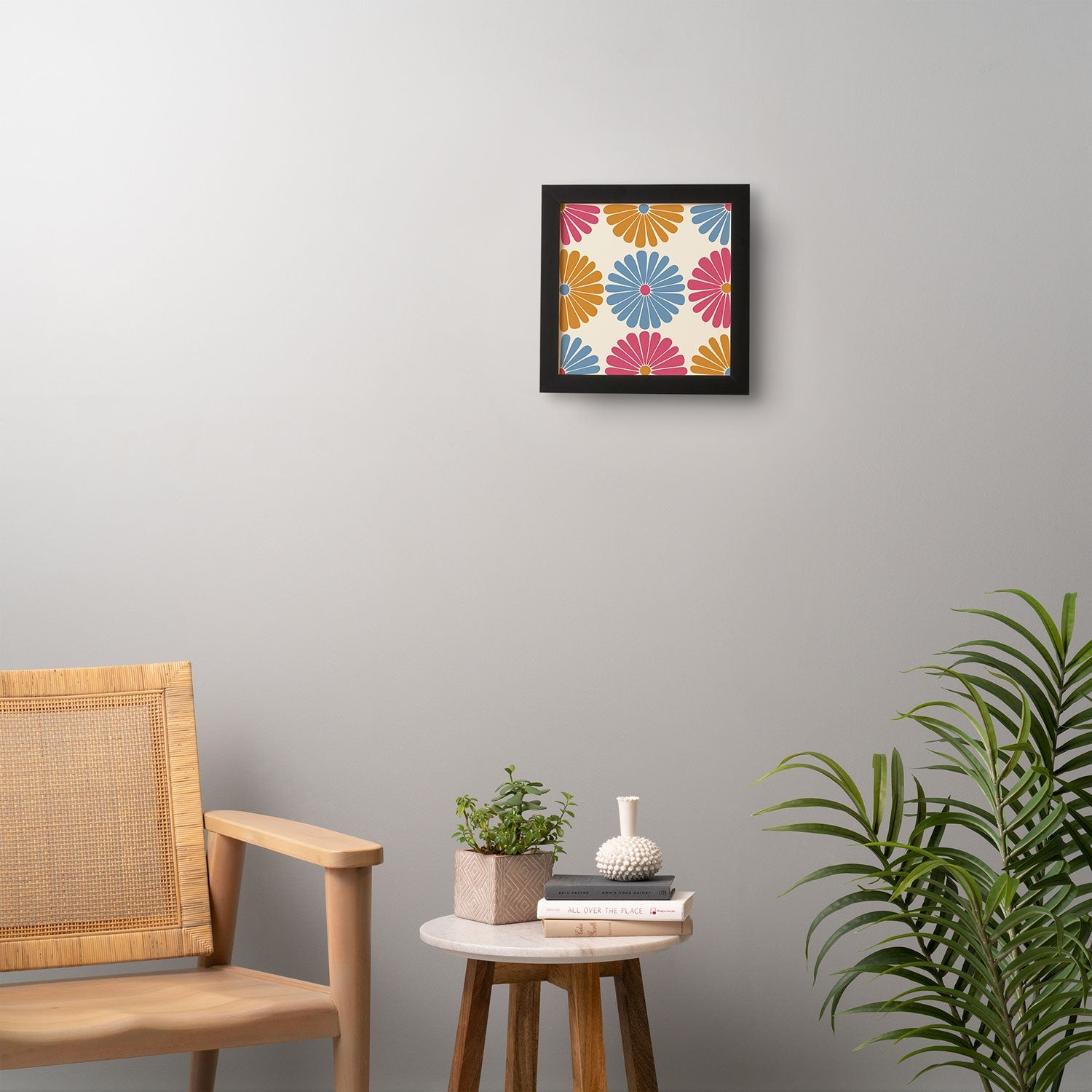 Colour Poems Retro Daisy Multicolor II Framed Wall Art