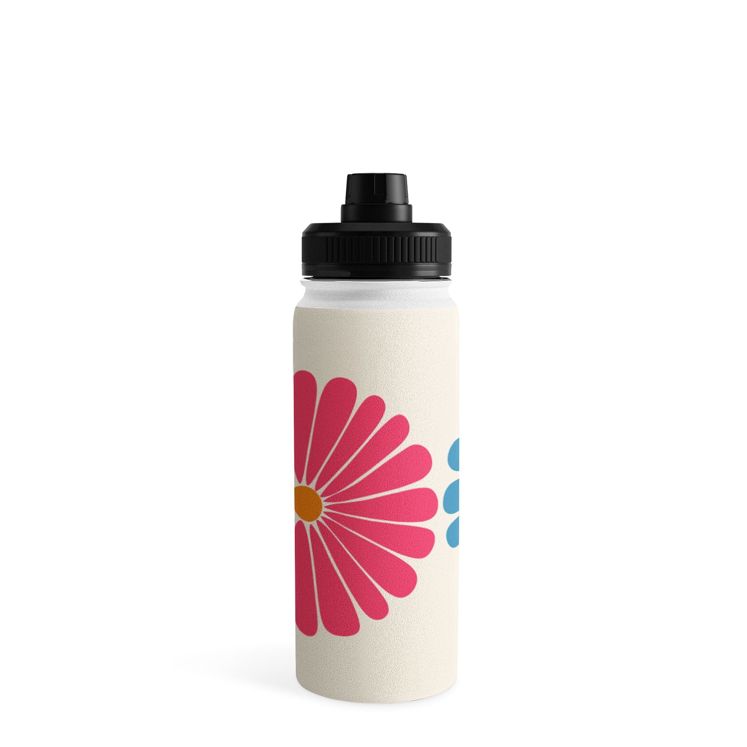 Colour Poems Retro Daisy Multicolor II Water Bottle