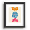 Colour Poems Retro Daisy Multicolor II Recessed Framing Rectangle