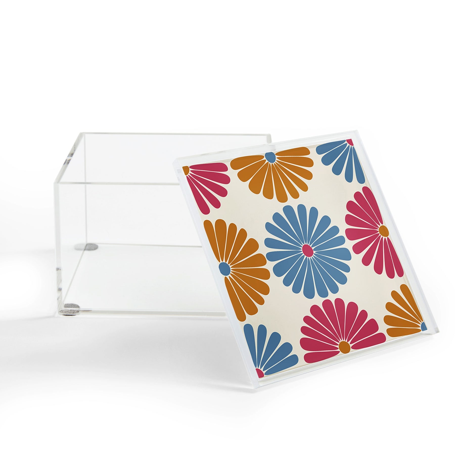 Colour Poems Retro Daisy Multicolor II Acrylic Box