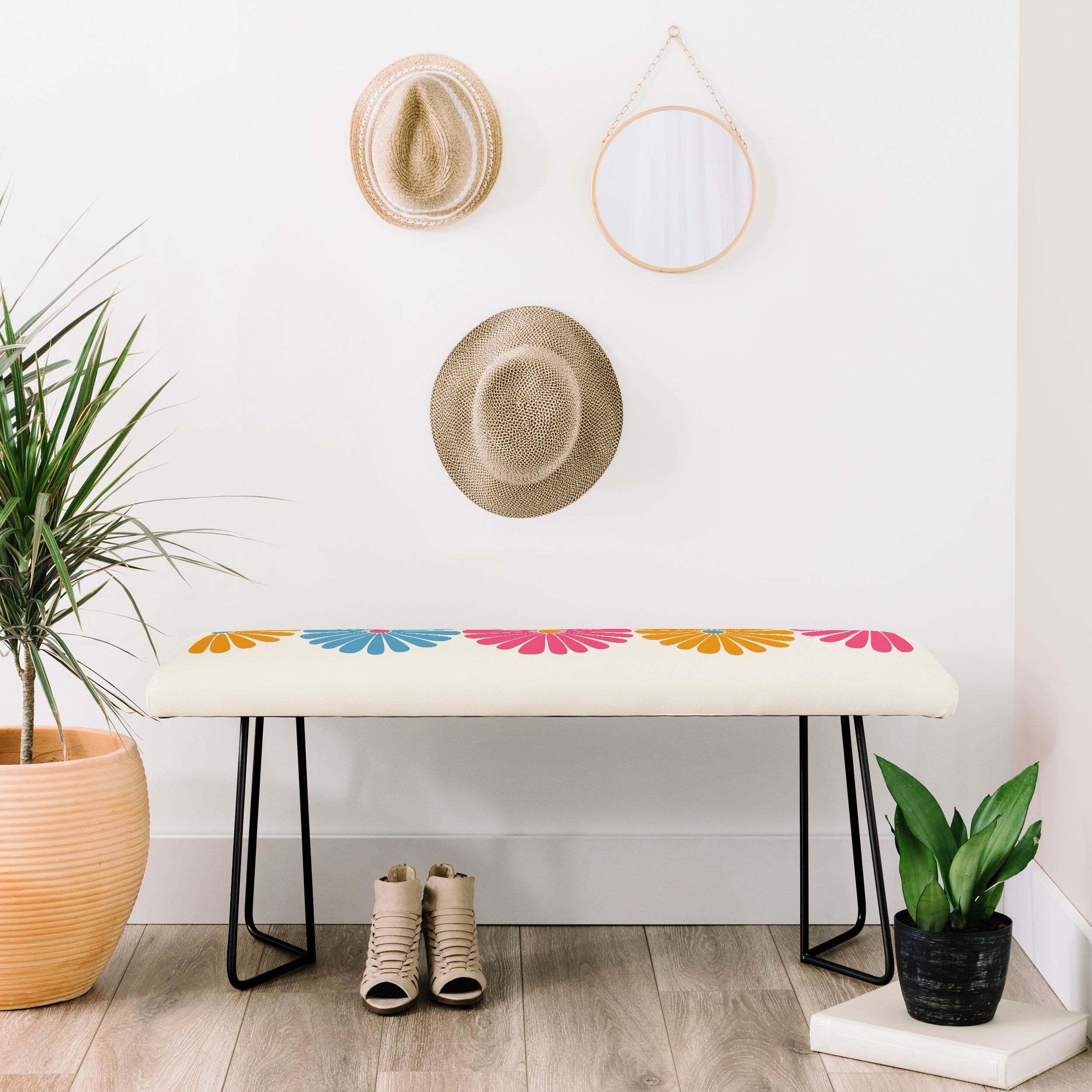 Colour Poems Retro Daisy Multicolor II Bench