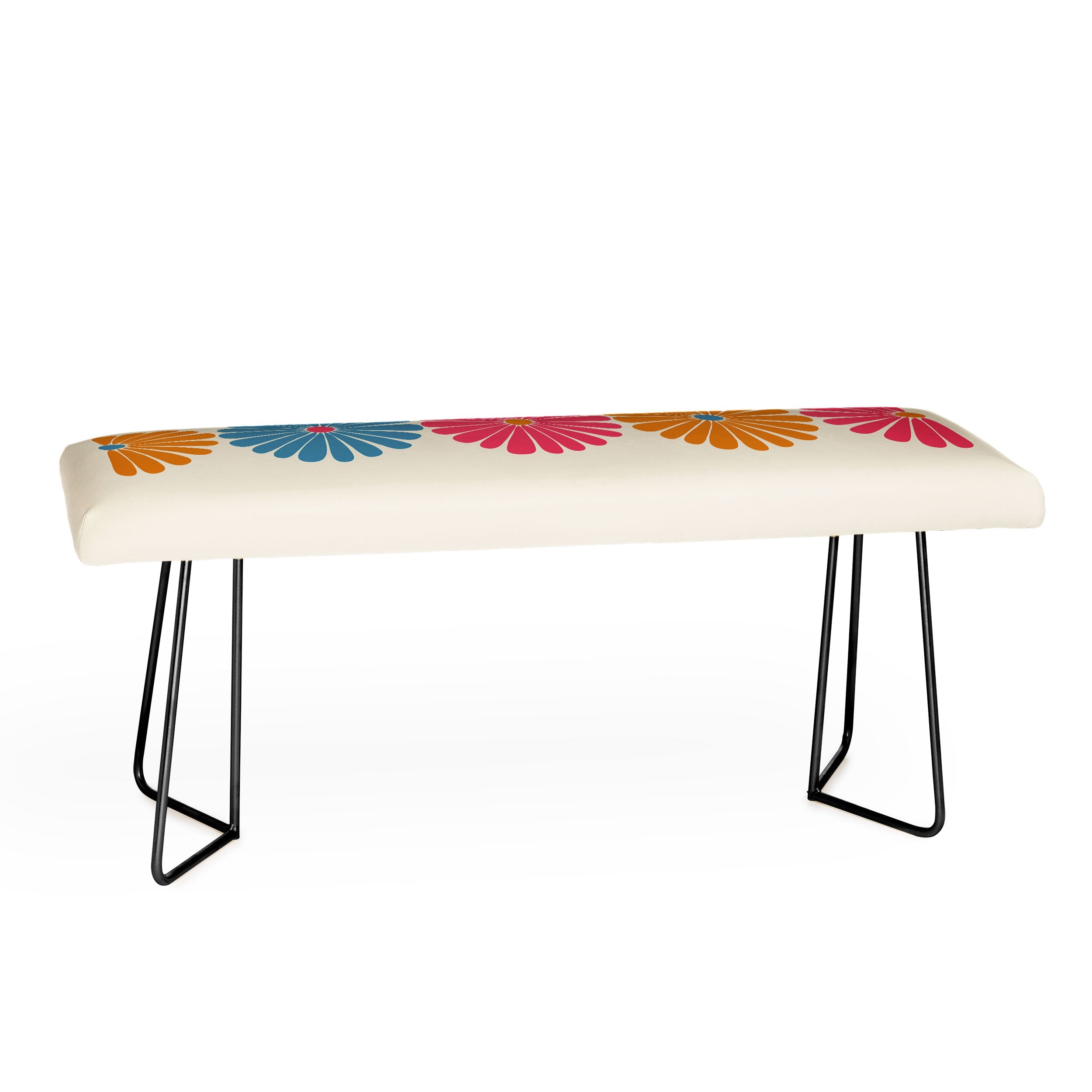 Colour Poems Retro Daisy Multicolor II Bench
