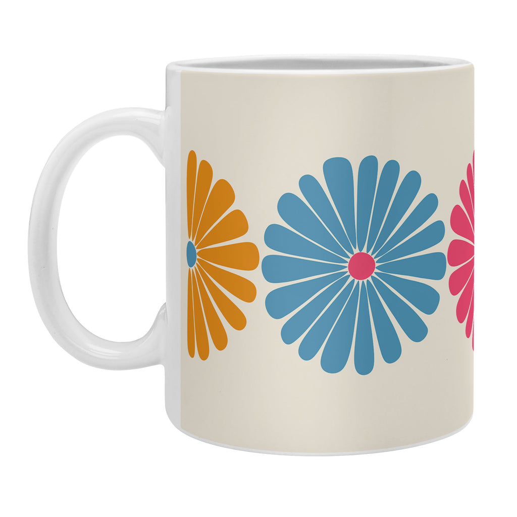 Colour Poems Retro Daisy Multicolor II Coffee Mug