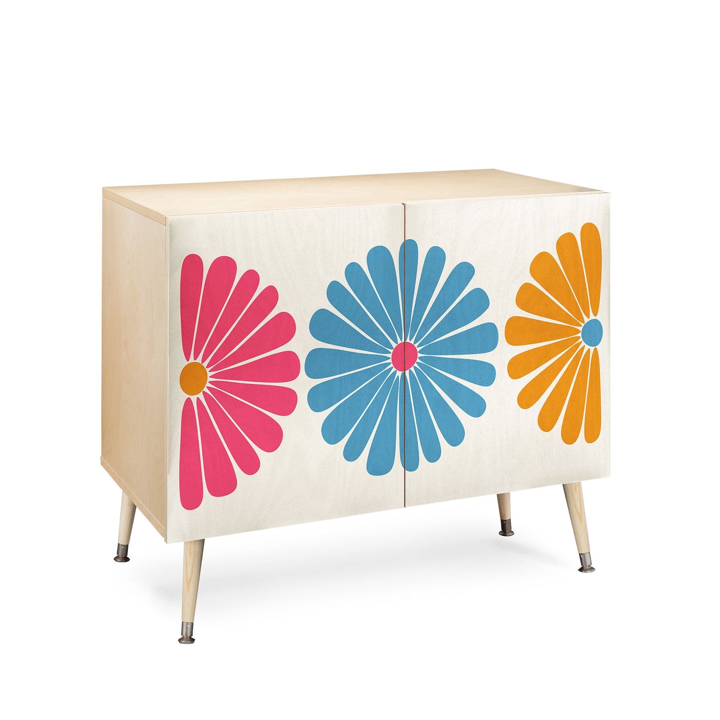 Colour Poems Retro Daisy Multicolor II Credenza