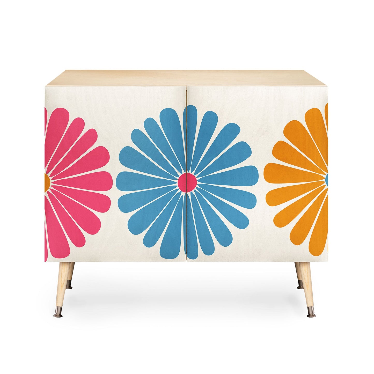 Colour Poems Retro Daisy Multicolor II Credenza