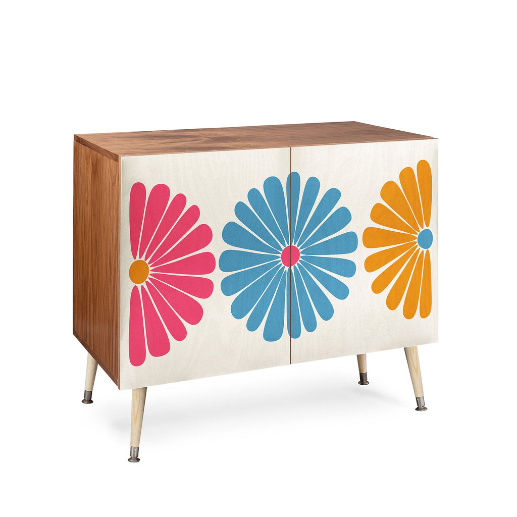 Colour Poems Retro Daisy Multicolor II Credenza