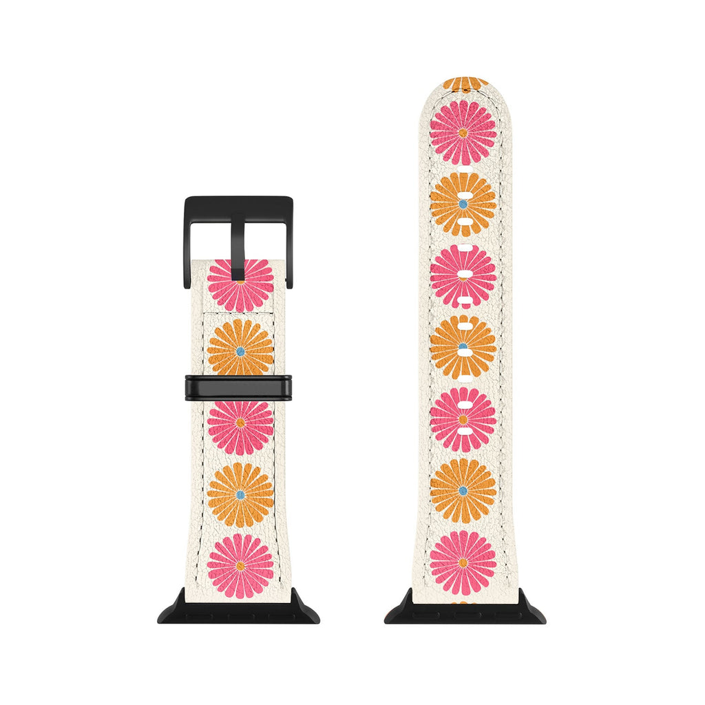 Colour Poems Retro Daisy Multicolor II Apple Watch Band