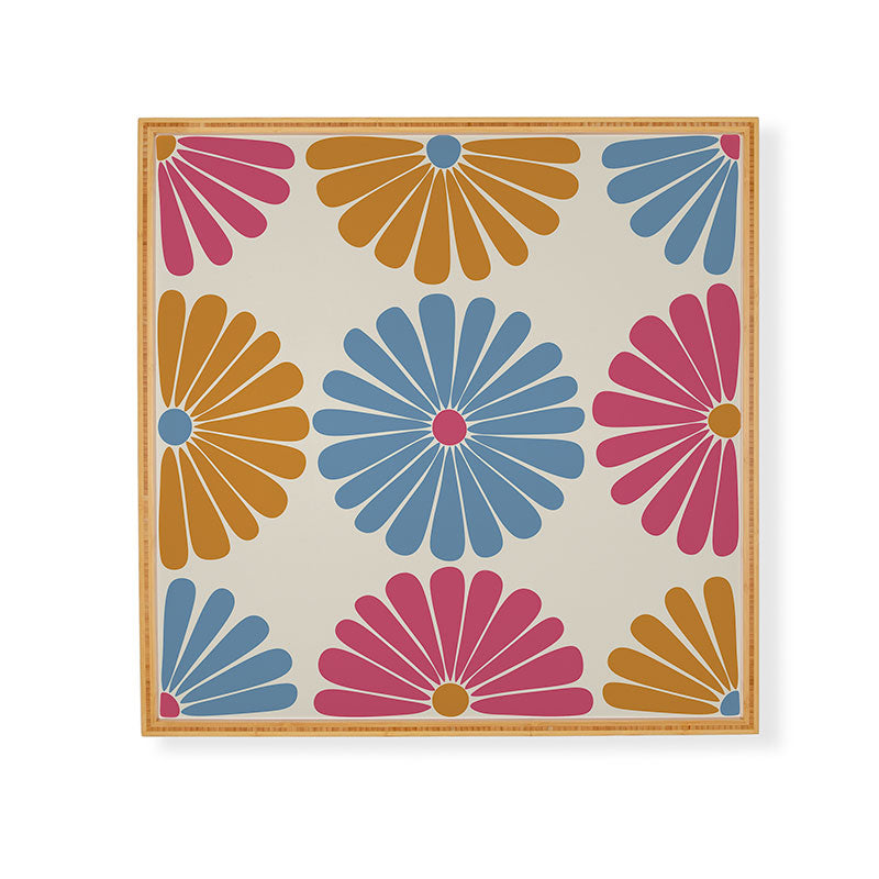 Colour Poems Retro Daisy Multicolor II Framed Wall Art