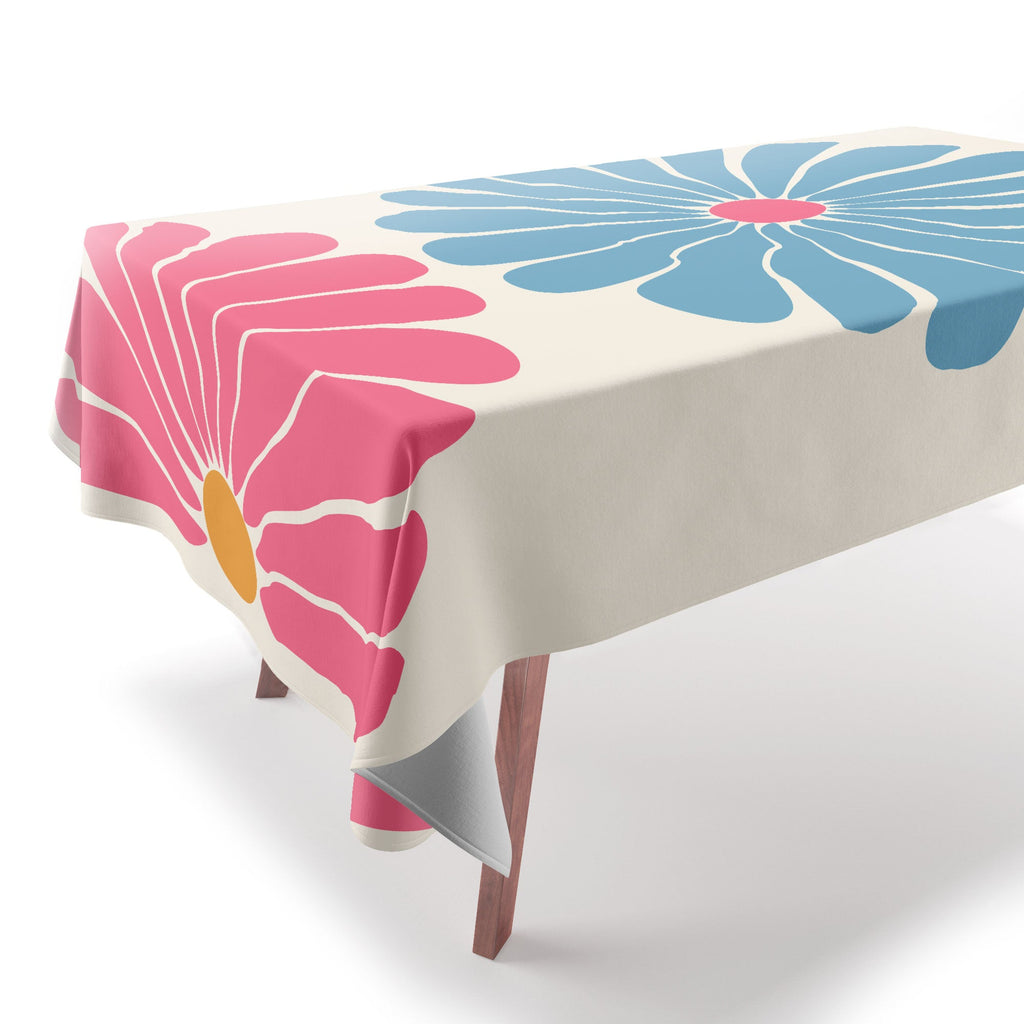 Colour Poems Retro Daisy Multicolor II Tablecloth