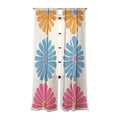 Colour Poems Retro Daisy Multicolor II Sheer Non Repeat