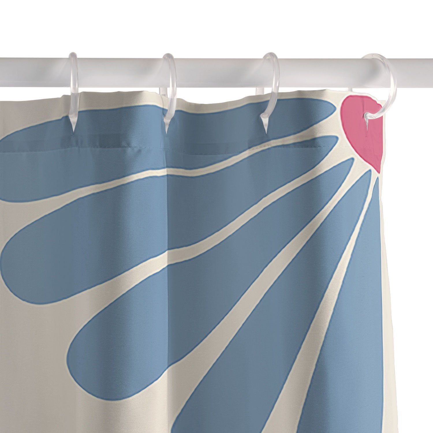 Colour Poems Retro Daisy Multicolor II Shower Curtain