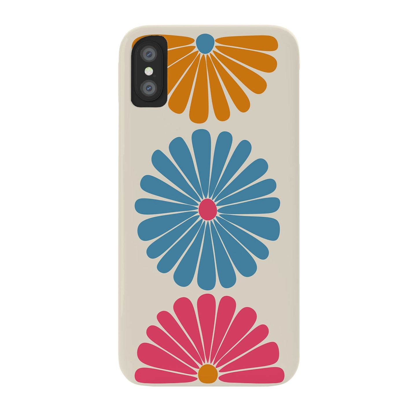 Colour Poems Retro Daisy Multicolor II Phone Case