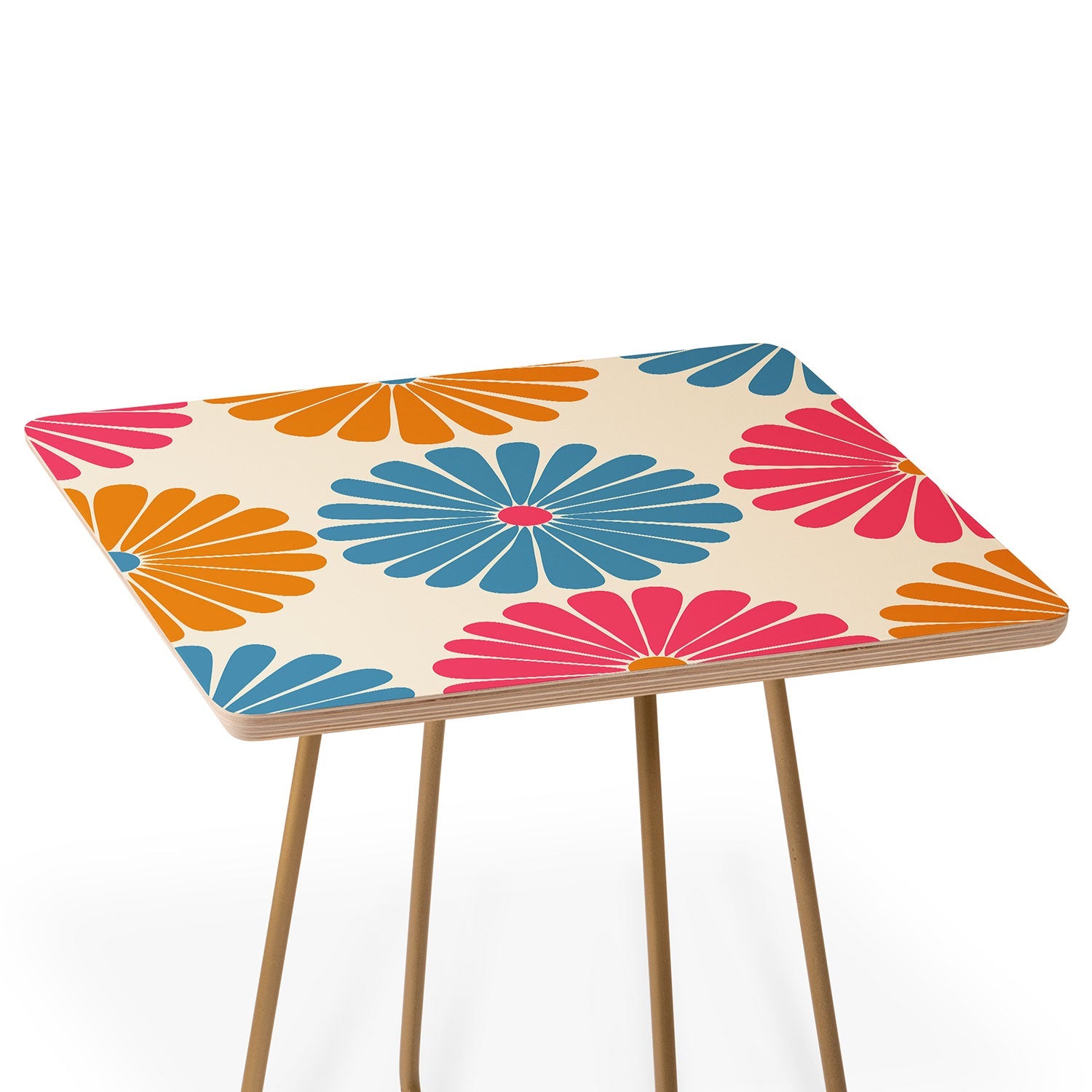 Colour Poems Retro Daisy Multicolor II Side Table