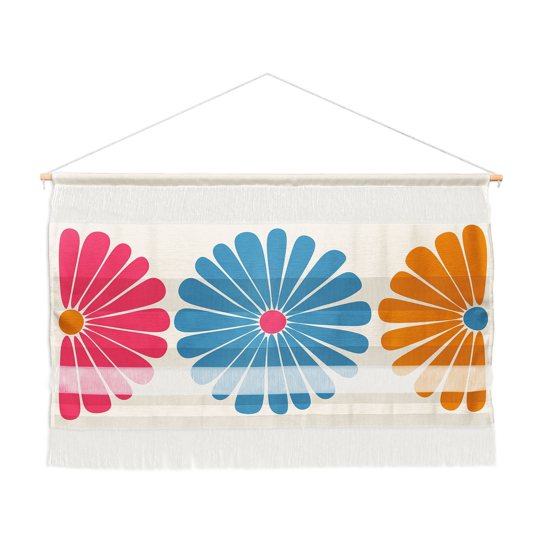 Colour Poems Retro Daisy Multicolor II Wall Hanging Landscape