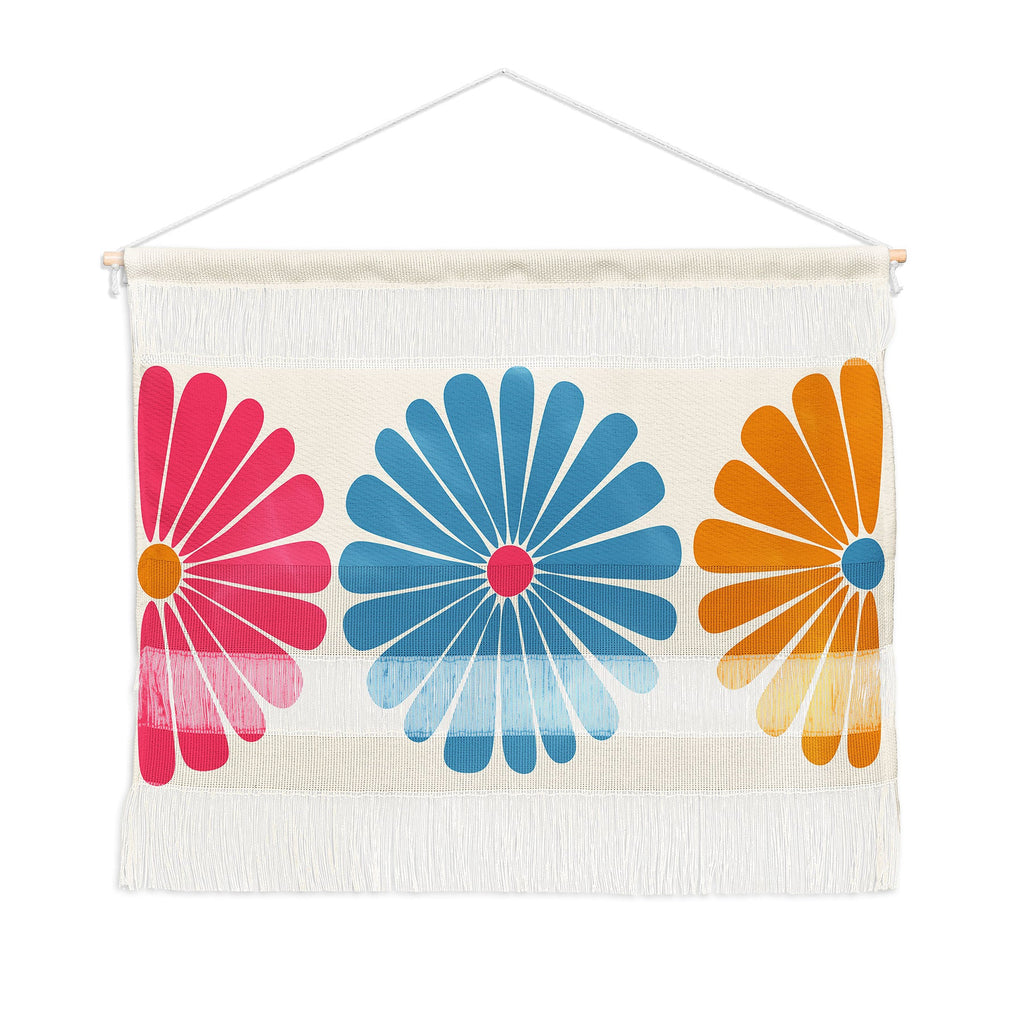 Colour Poems Retro Daisy Multicolor II Wall Hanging Landscape
