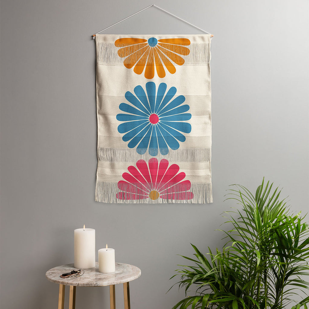 Colour Poems Retro Daisy Multicolor II Wall Hanging Portrait