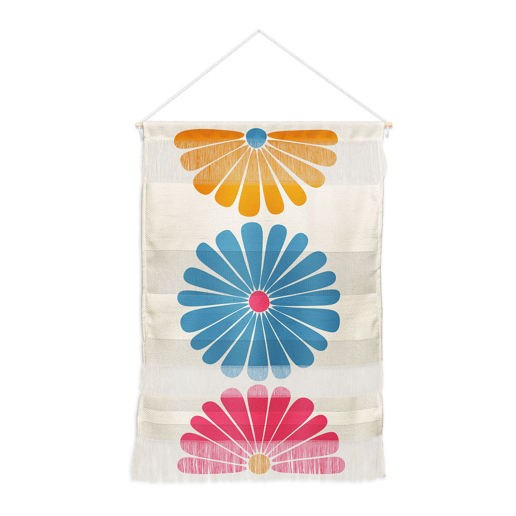 Colour Poems Retro Daisy Multicolor II Wall Hanging Portrait