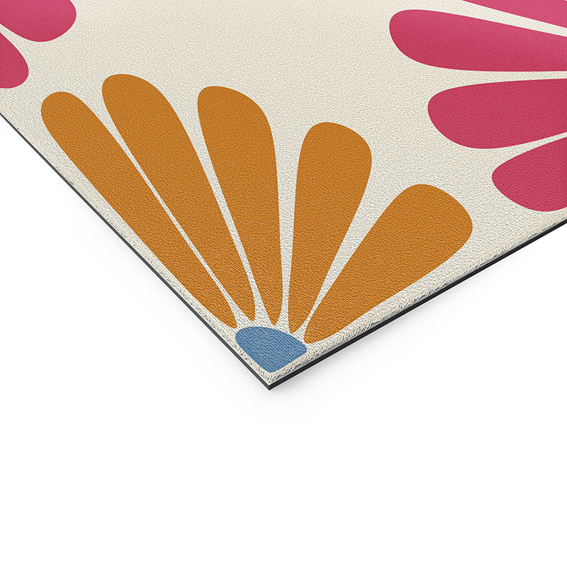 Colour Poems Retro Daisy Multicolor II Welcome Mat