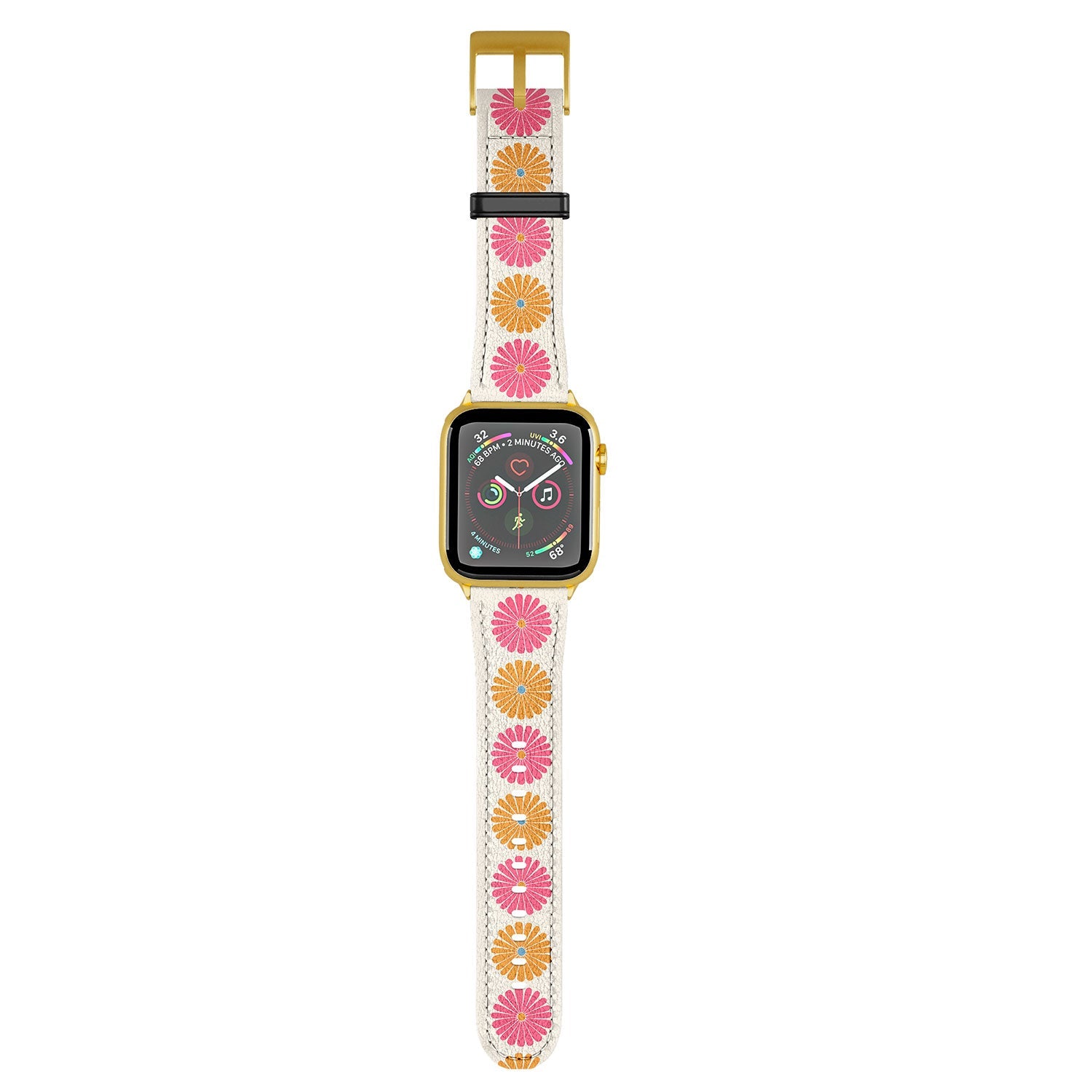 Colour Poems Retro Daisy Multicolor II Apple Watch Band