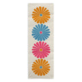 Colour Poems Retro Daisy Multicolor II Yoga Towel