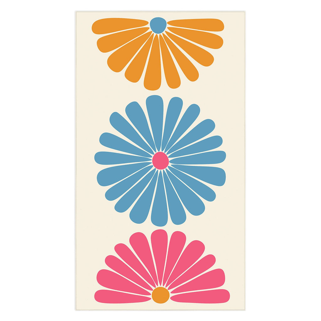 Colour Poems Retro Daisy Multicolor II Tablecloth