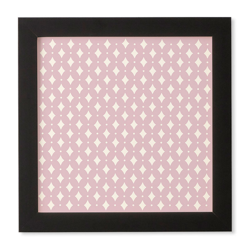 Colour Poems Vintage Jewels Blush Pink Framed Wall Art