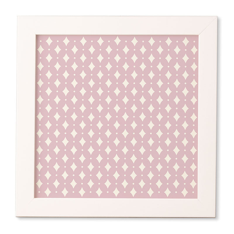 Colour Poems Vintage Jewels Blush Pink Framed Wall Art