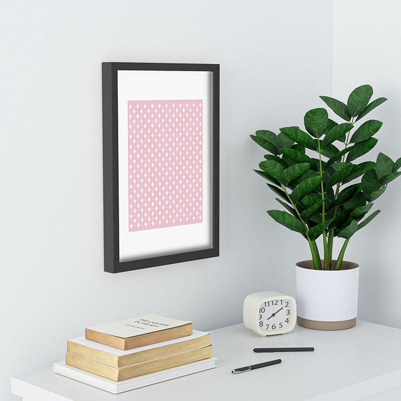 Colour Poems Vintage Jewels Blush Pink Recessed Framing Rectangle