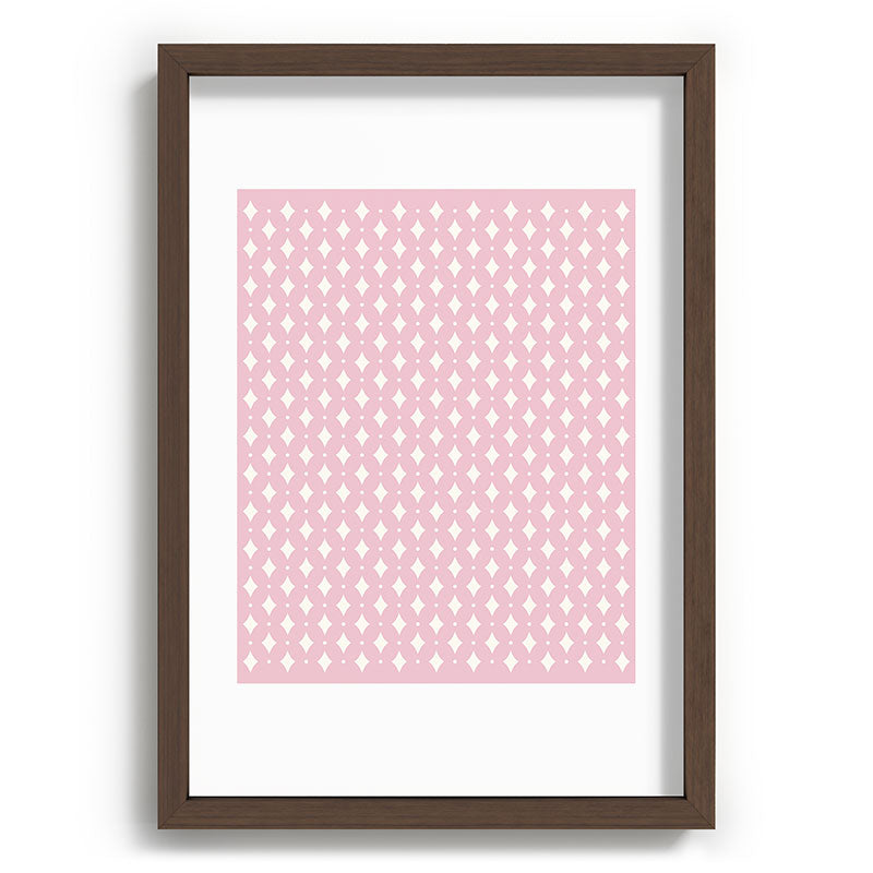 Colour Poems Vintage Jewels Blush Pink Recessed Framing Rectangle