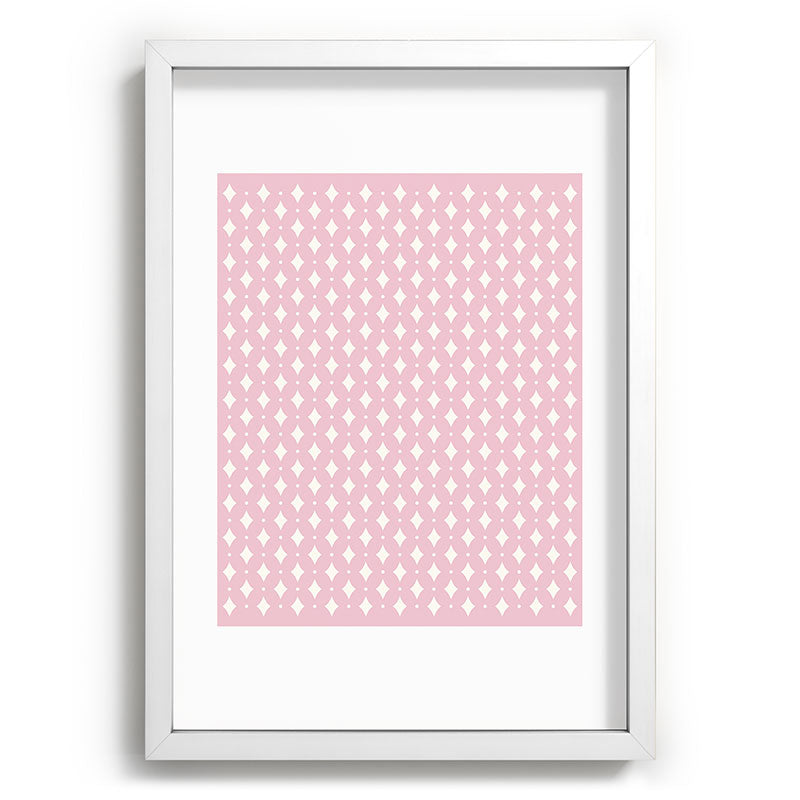 Colour Poems Vintage Jewels Blush Pink Recessed Framing Rectangle