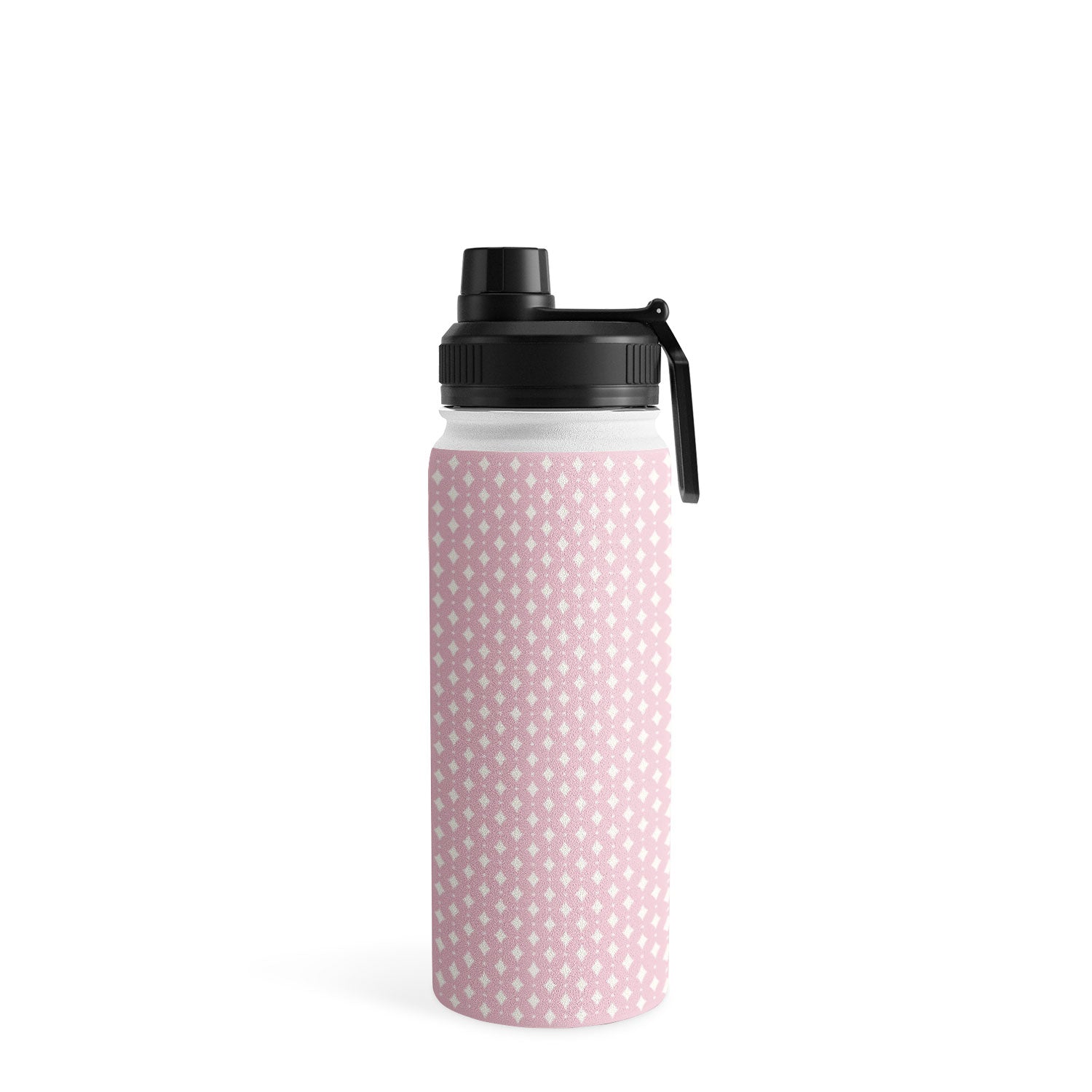 Colour Poems Vintage Jewels Blush Pink Water Bottle