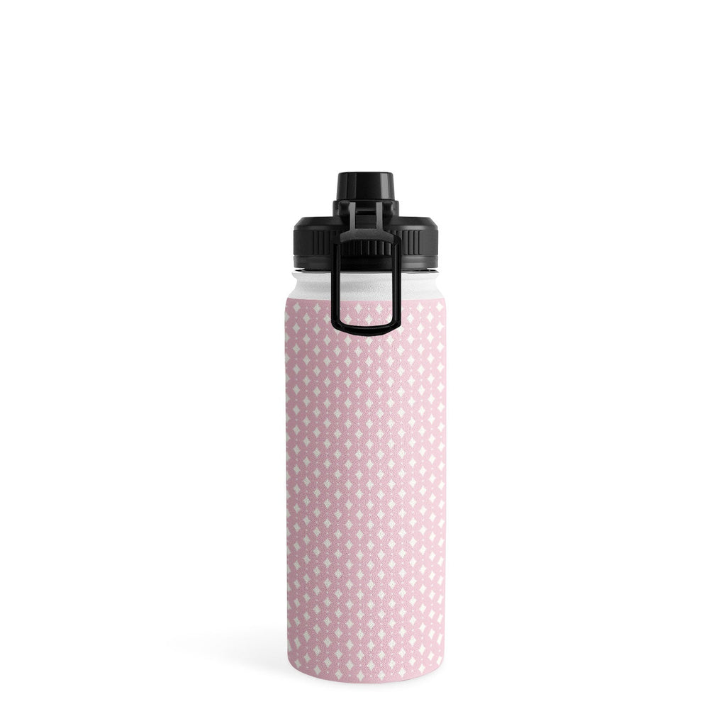 Colour Poems Vintage Jewels Blush Pink Water Bottle