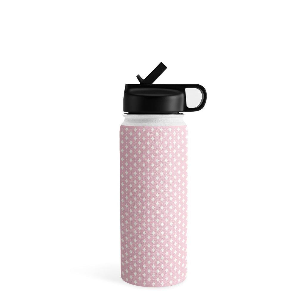 Colour Poems Vintage Jewels Blush Pink Water Bottle