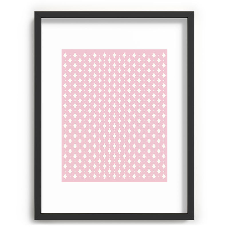 Colour Poems Vintage Jewels Blush Pink Recessed Framing Rectangle