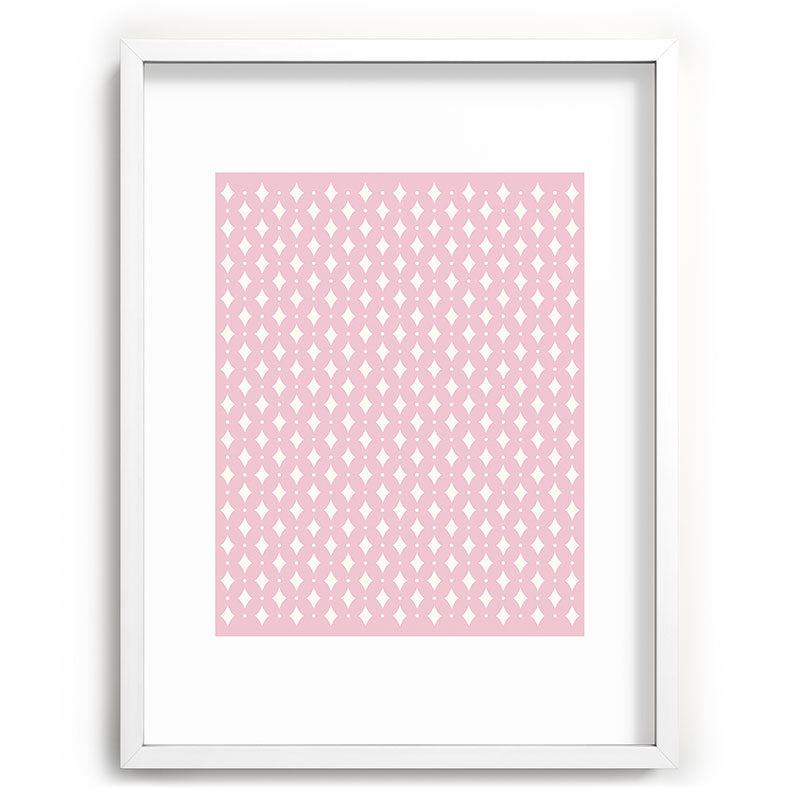 Colour Poems Vintage Jewels Blush Pink Recessed Framing Rectangle