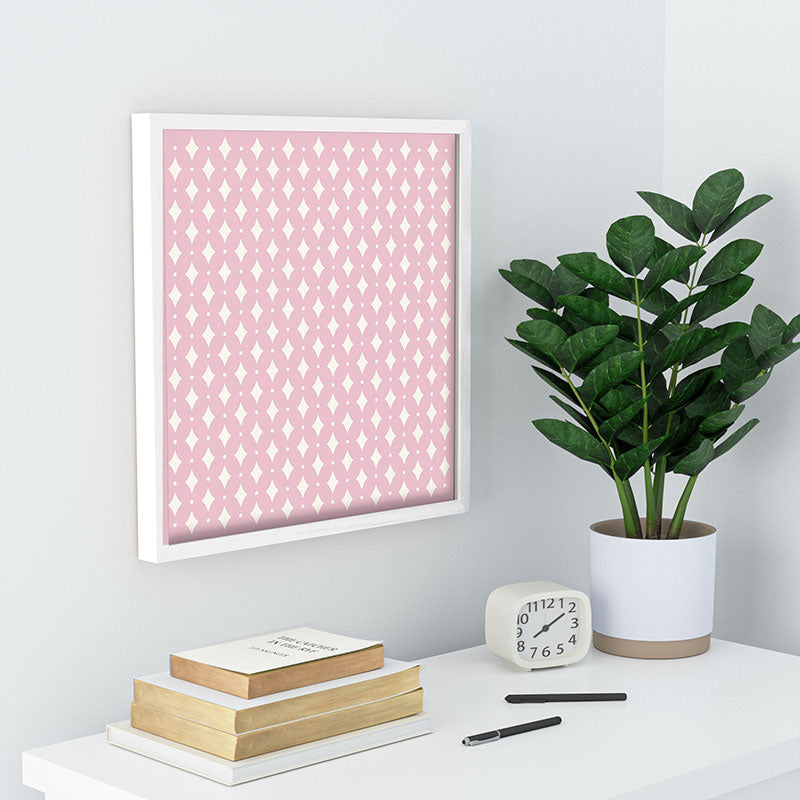 Colour Poems Vintage Jewels Blush Pink Recessed Framing Square