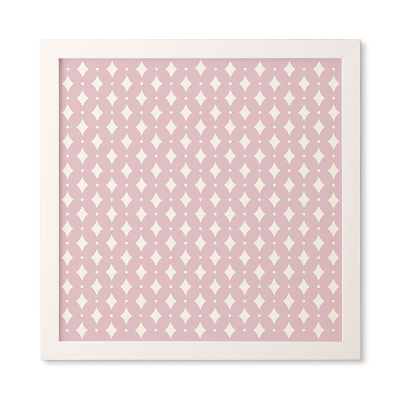 Colour Poems Vintage Jewels Blush Pink Framed Wall Art