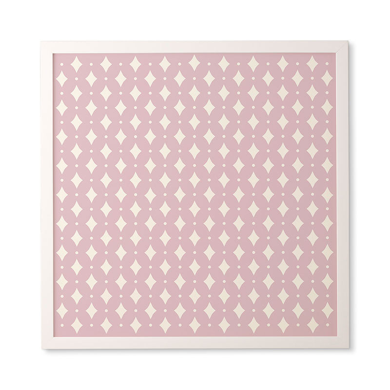 Colour Poems Vintage Jewels Blush Pink Framed Wall Art