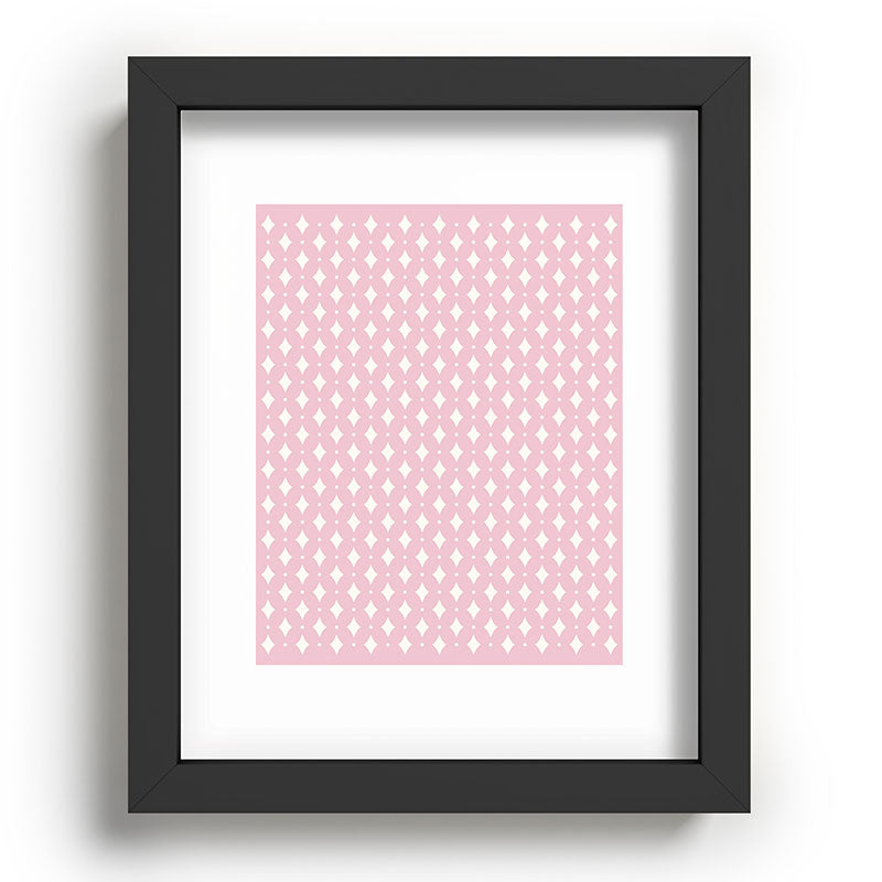 Colour Poems Vintage Jewels Blush Pink Recessed Framing Rectangle