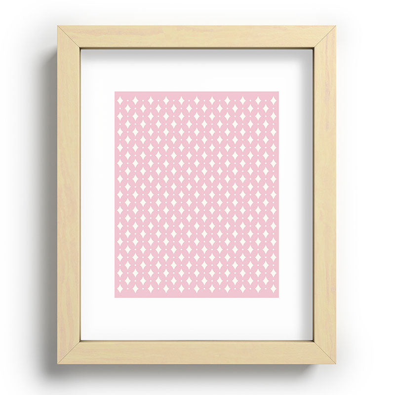 Colour Poems Vintage Jewels Blush Pink Recessed Framing Rectangle