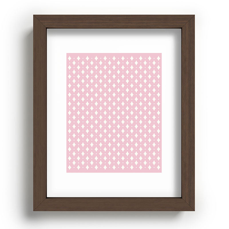 Colour Poems Vintage Jewels Blush Pink Recessed Framing Rectangle
