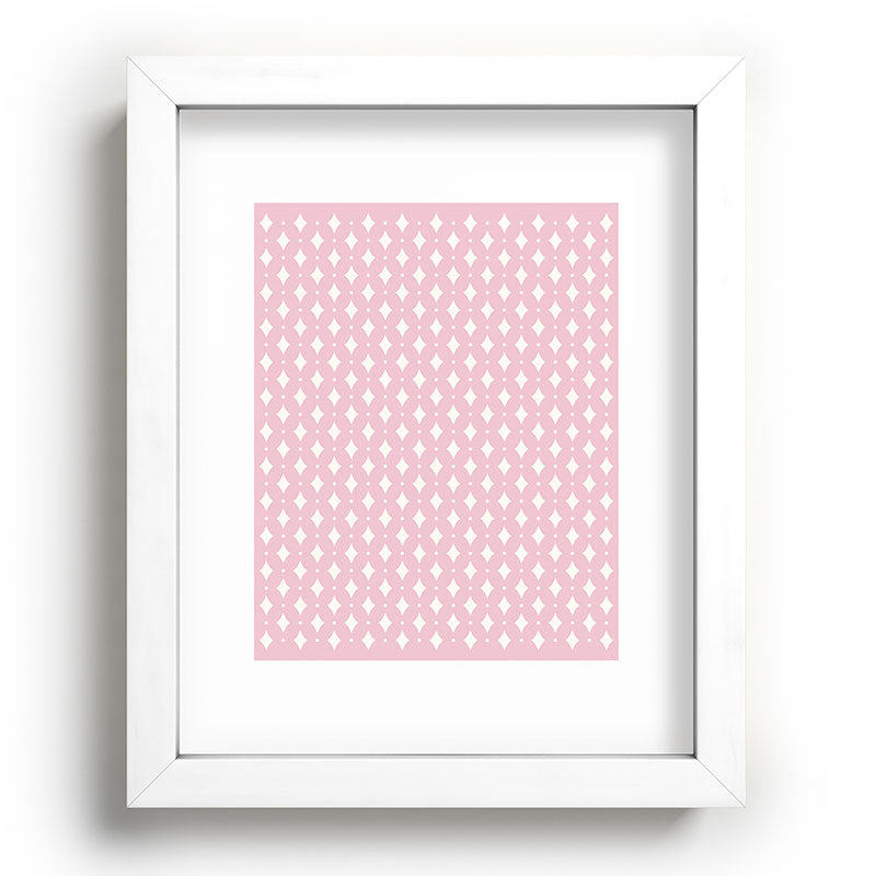 Colour Poems Vintage Jewels Blush Pink Recessed Framing Rectangle