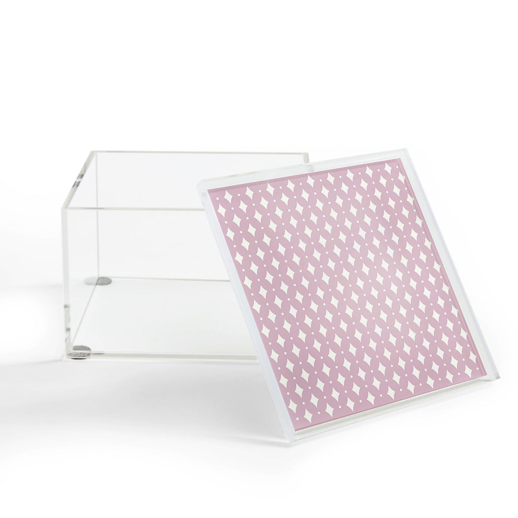 Colour Poems Vintage Jewels Blush Pink Acrylic Box